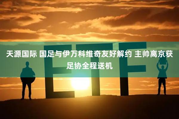 天源国际 国足与伊万科维奇友好解约 主帅离京获足协全程送机